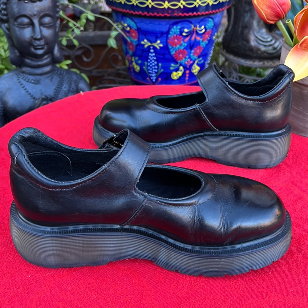 🏴 Dr. Martens MIE Vintage 90’s Chunky Platform Mary Janes UK 5 - Picture 16 of 17